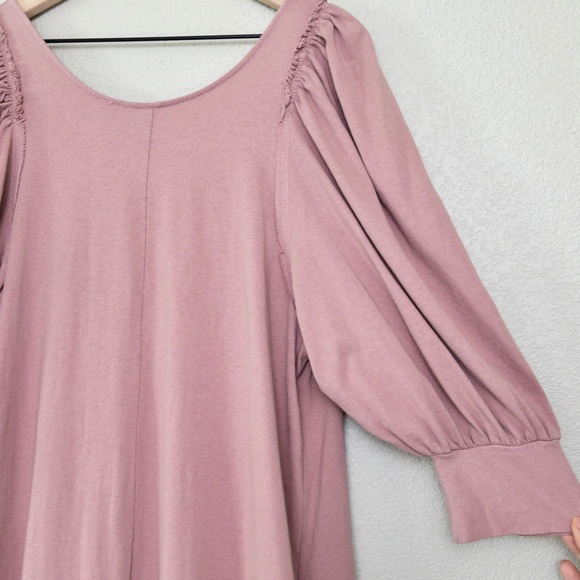 NWT FP Beach Jackie One Piece Jumpsuit M Smoked Roses Jumper Puff Sleeve - Picture 7 of 14